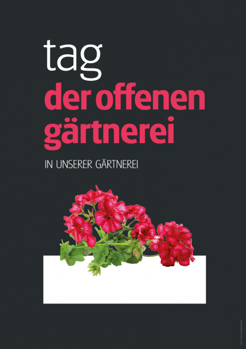 Poster Tag der offenen Gärtnerei - einfach