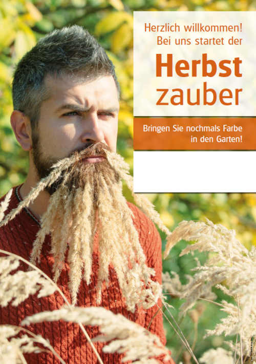 Poster Herbstzauber - mit Menschen