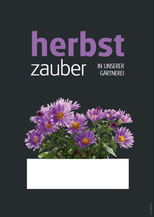 Poster Herbstzauber - einfach