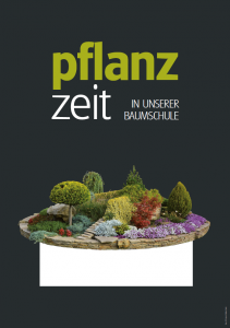 Poster Pflanzzeit - einfach